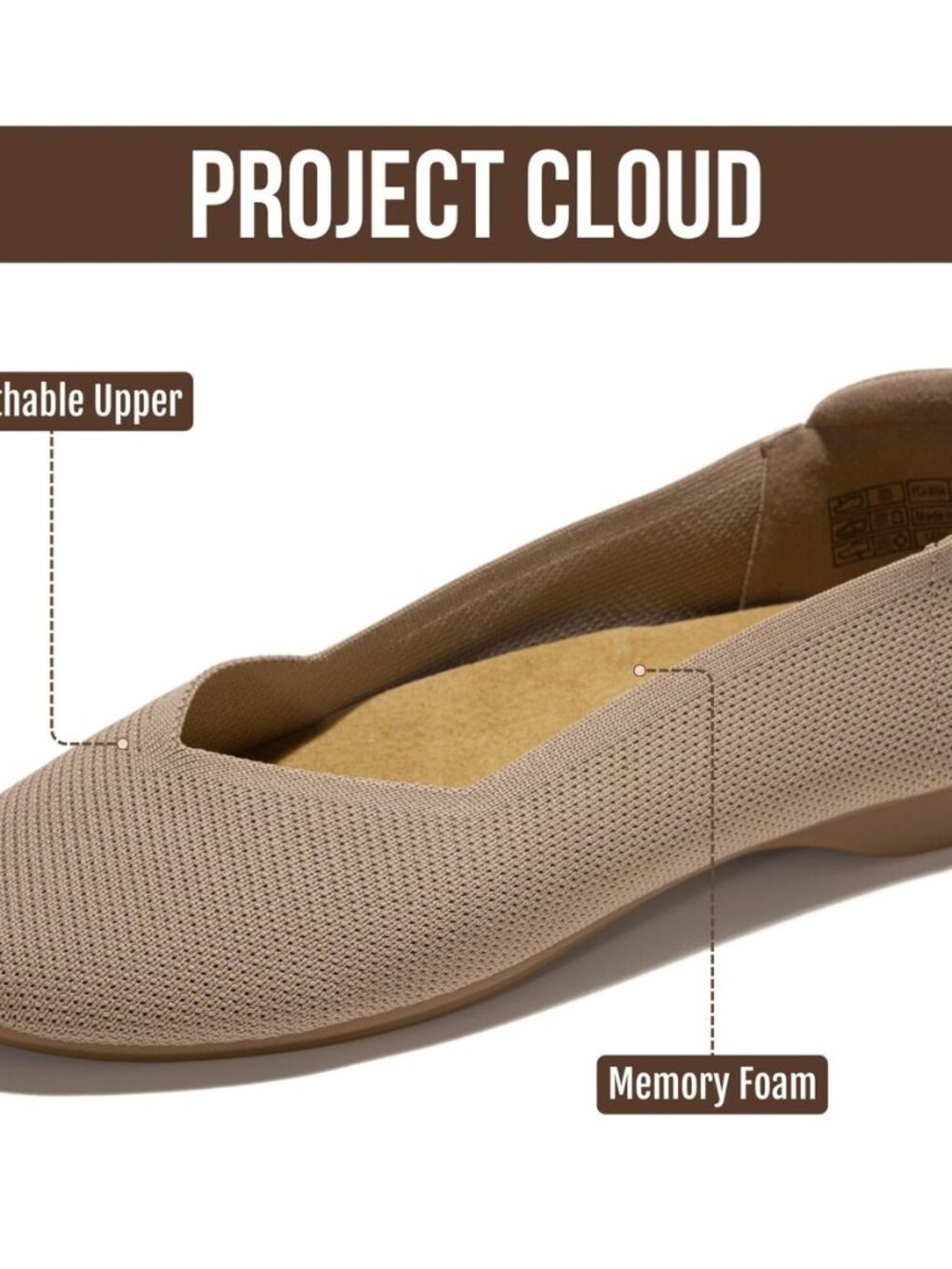 Flats for Women Footwear - Lightweight Ballet Shoes for Women 2026
